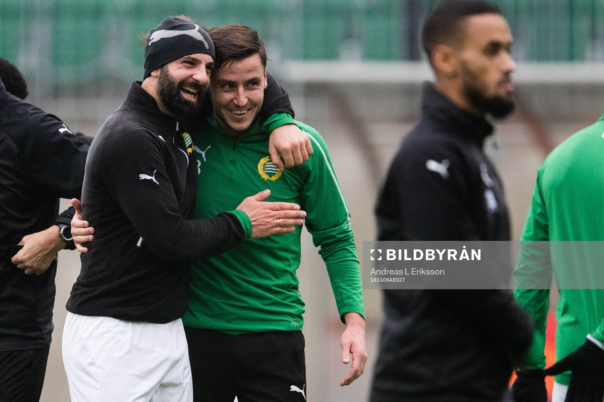 Hammarbys Kennedy Bakircioglu och Jeppe Andersen