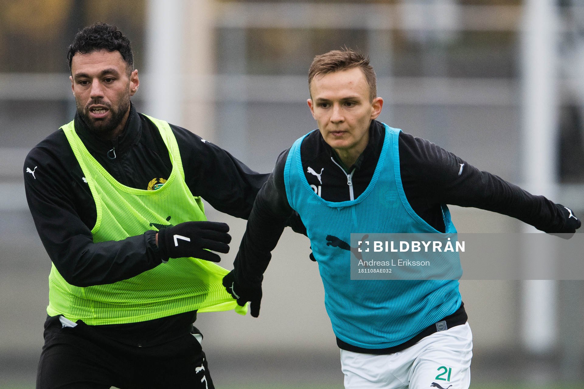 Hammarbys Imad Khalili och Oscar Krusnell