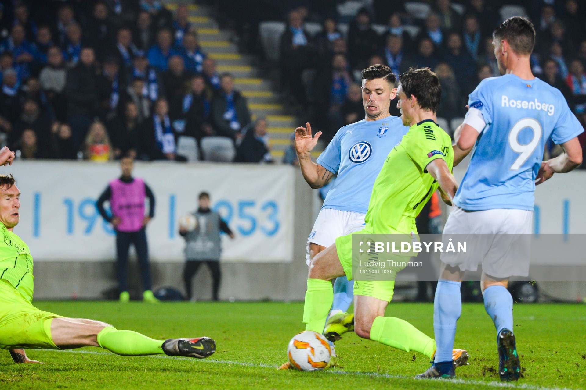 Marcus Antonsson and Markus Rosenberg of Malmö FF