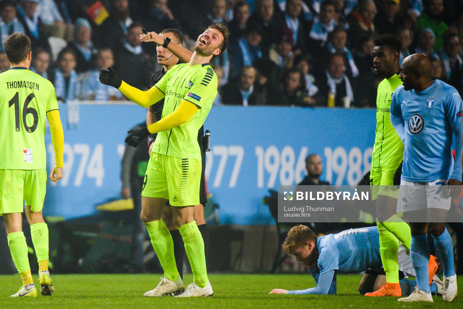 Patrick Mortensen of Sarpsborg 08 reacts