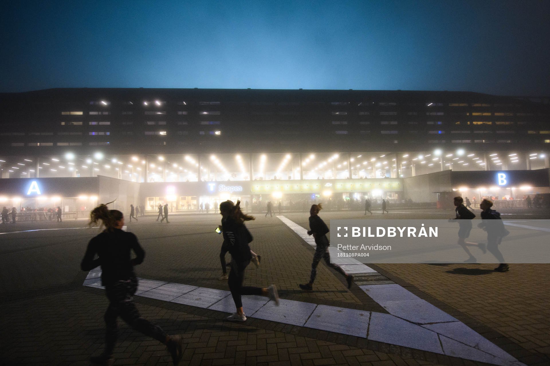 General exterior view of Stadion prior to the Europa League