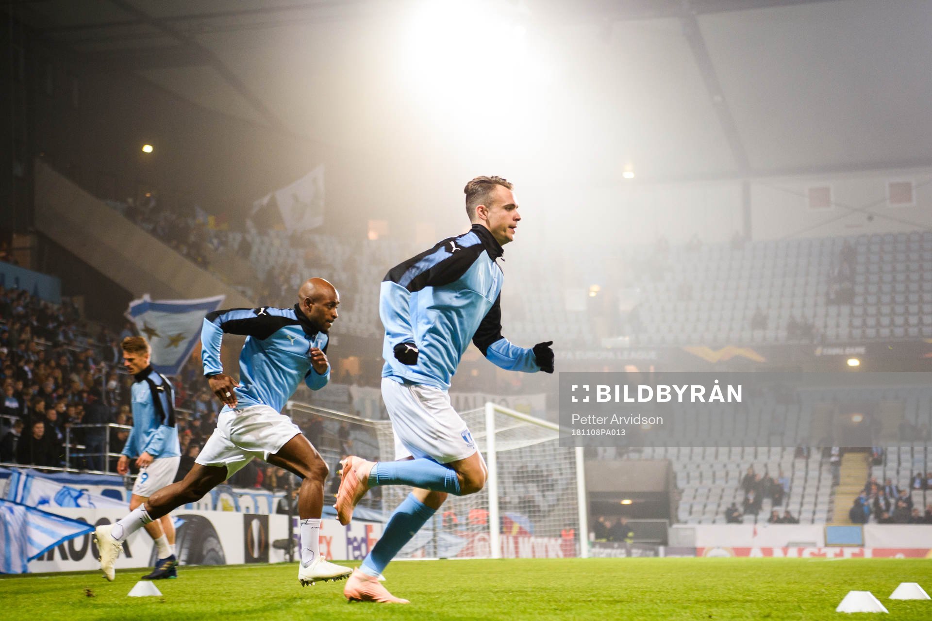 Fouad Bachirou and Andreas Vindheim of Malmö FF
