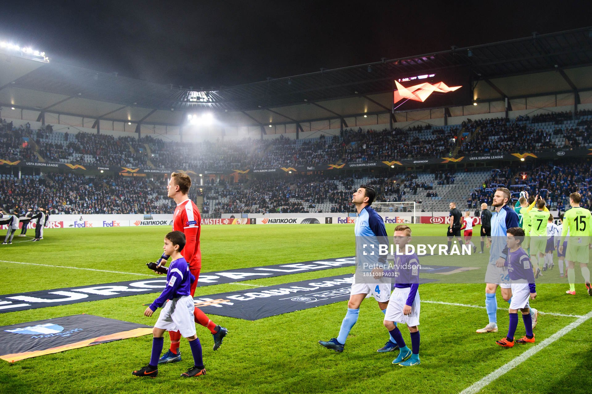 Behrang Safari and Lasse Nielsen of Malmö FF