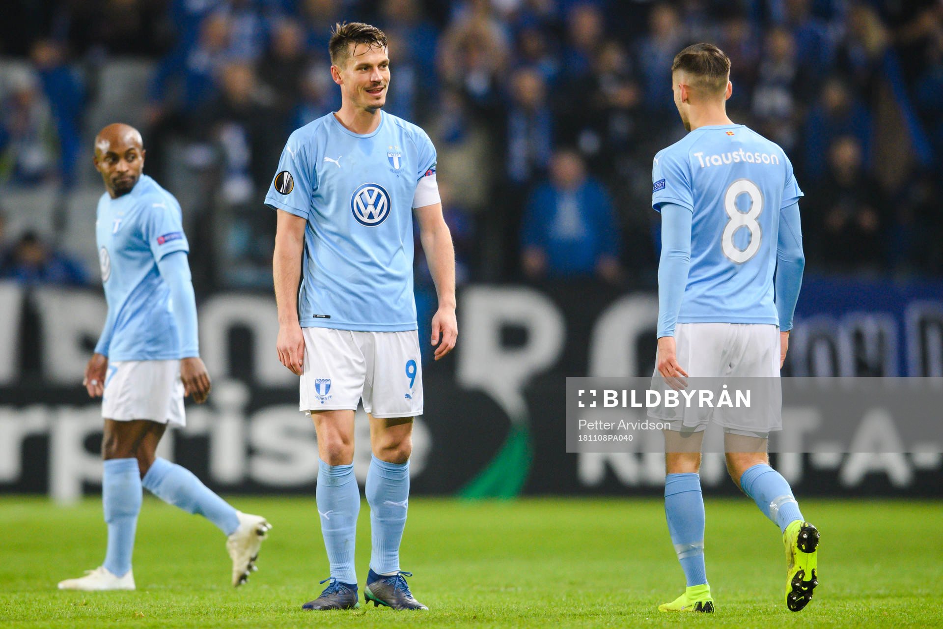 Markus Rosenberg of Malmö FF looks dejected