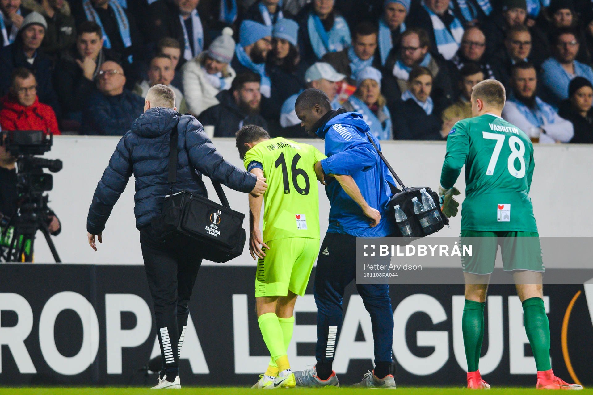 Joachim Thomassen of Sarpsborg 08 in pain