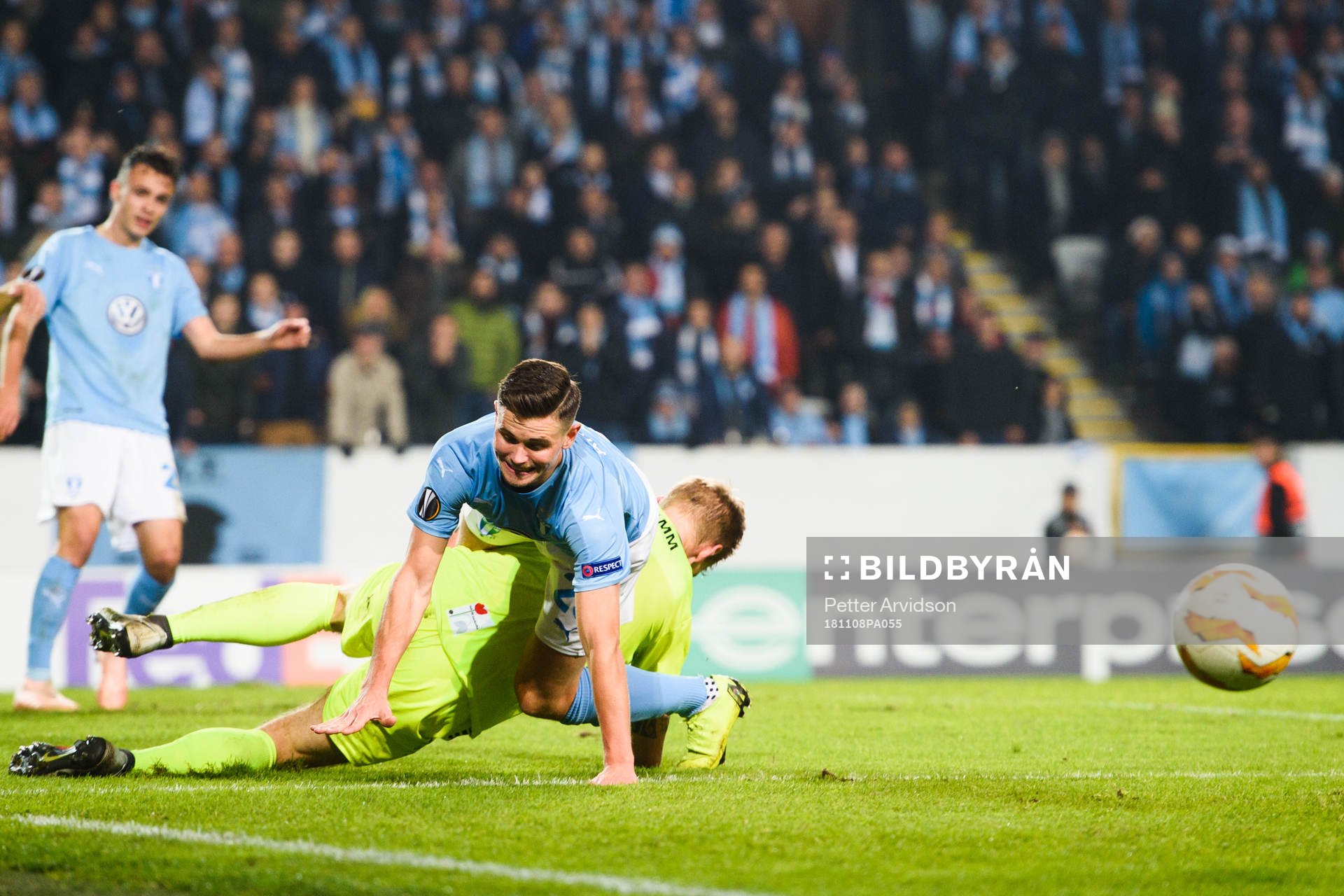 Marcus Antonsson and Joonas Tamm of Sarpsborg 08