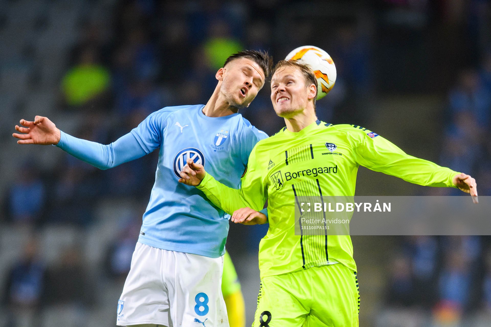 Arnór Ingvi Traustason of Malmö FF in action with Matti