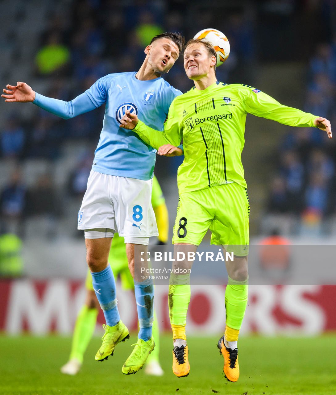 Arnór Ingvi Traustason of Malmö FF in action with Matti