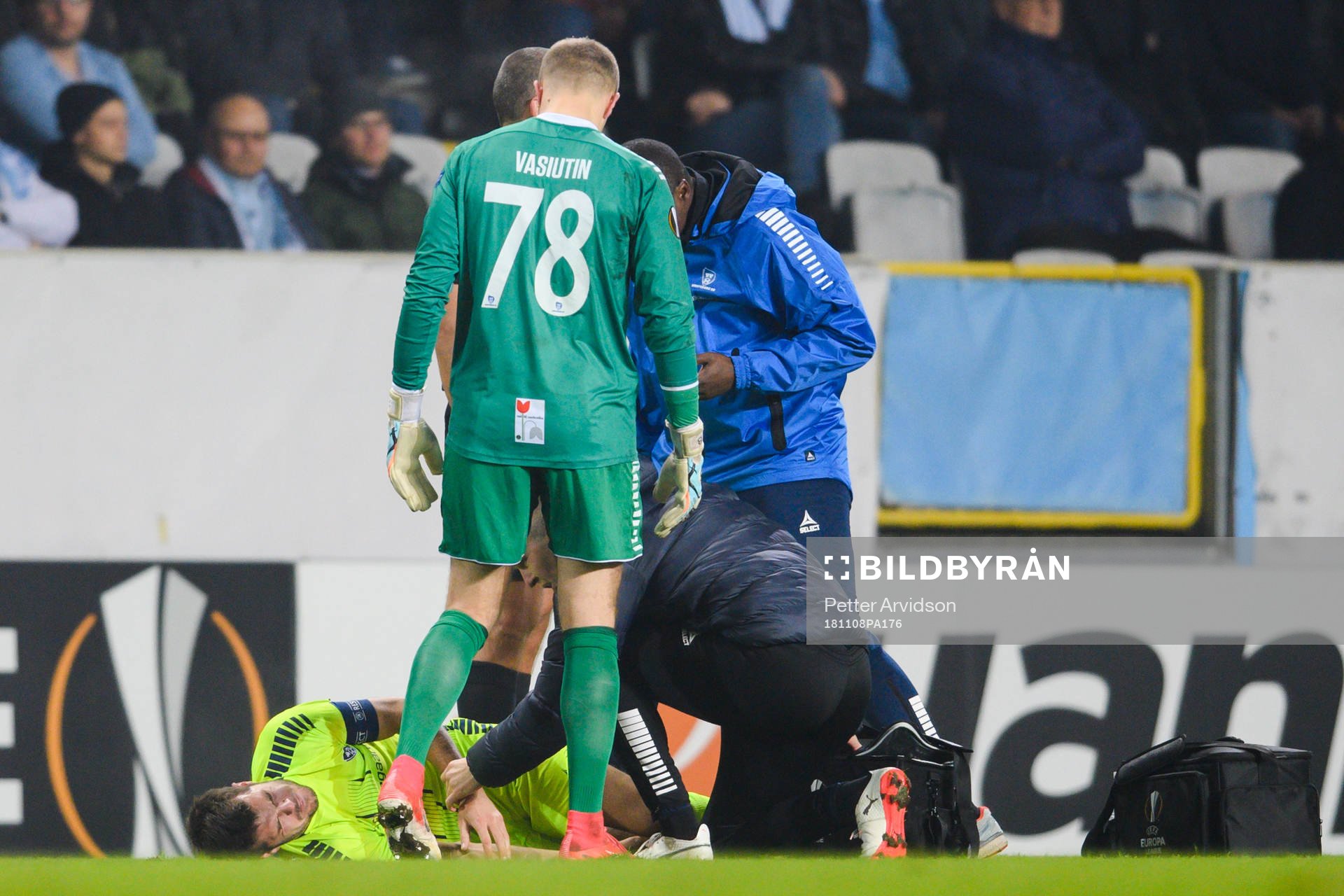 Joachim Thomassen of Sarpsborg 08 in pain