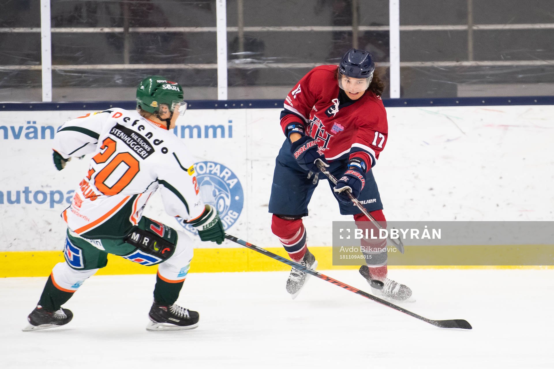 Helsingborgs Jacob Böll och Kristianstads  Hampus Forsling