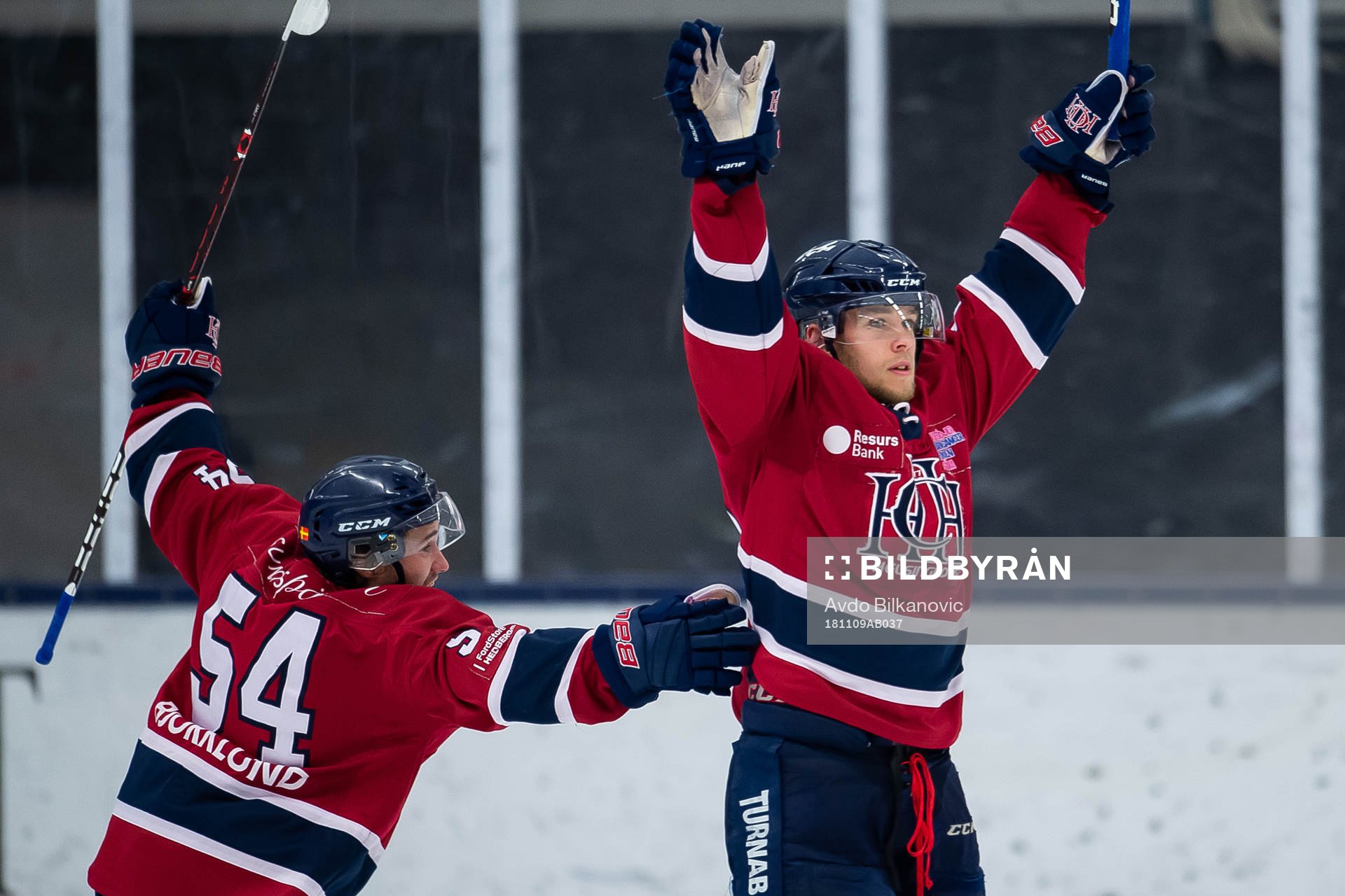 Helsingborgs Anton Sjöstrand jublar