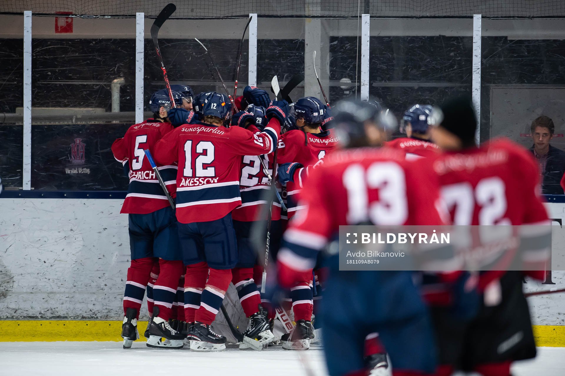 Helsingborgs spelare jublar