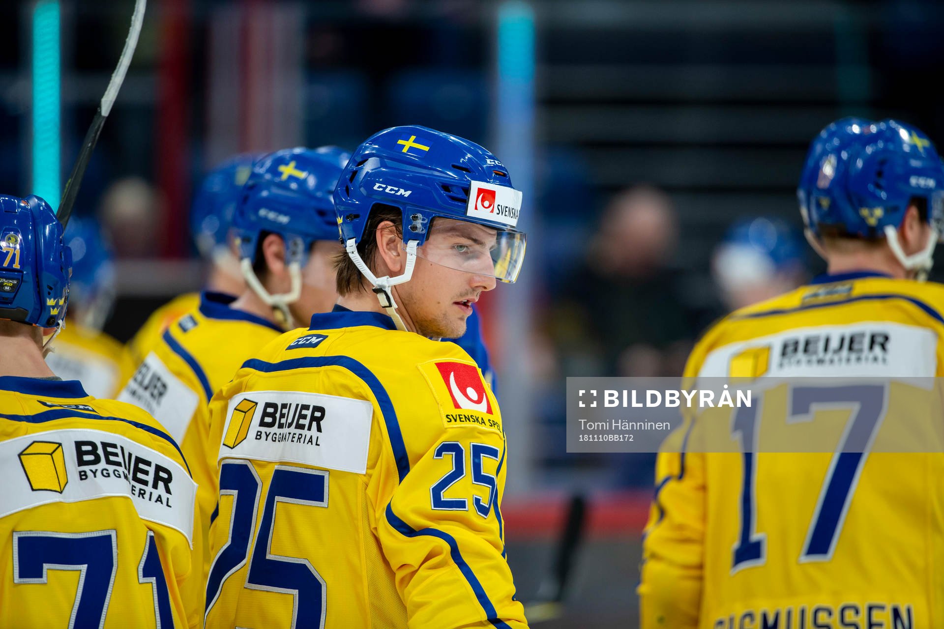 Jonathan Davidsson #71, SWE, Philip Holm #25, SWE, Dennis