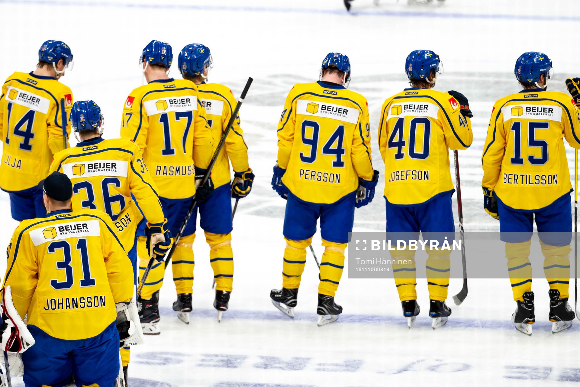 Jakob Lilja #14, SWE, Emil Larsson #36, SWE, Lars Johansson