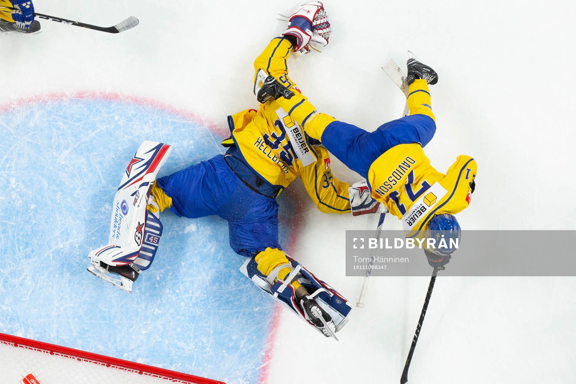 Magnus Hellberg #35, SWE, Jonathan Davidsson #71, SWE