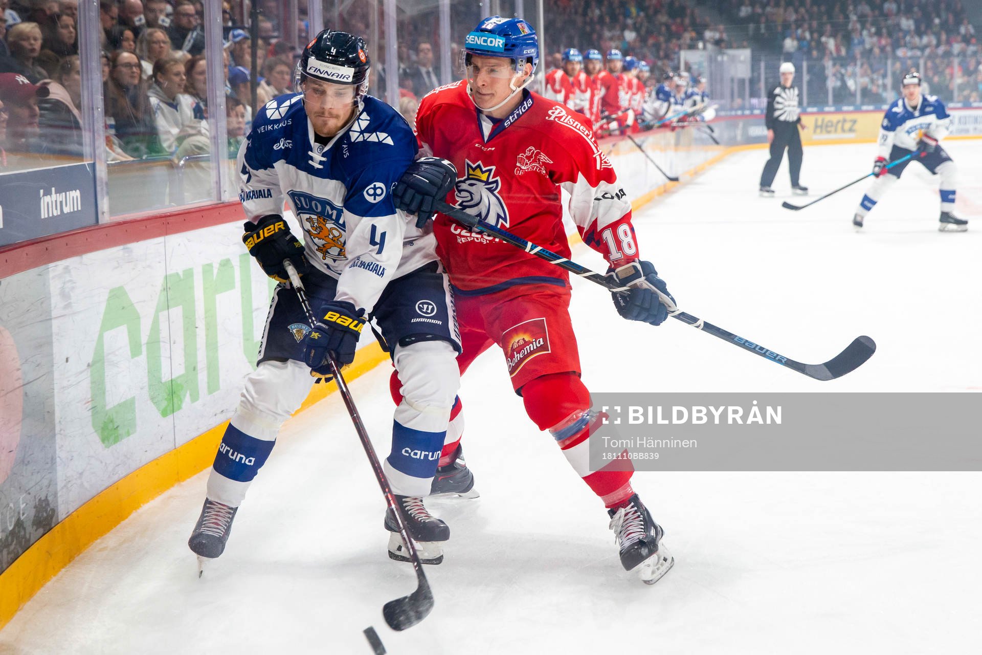 Mikko Lehtonen #4, FIN, Dominik Kubalik #18, CZE