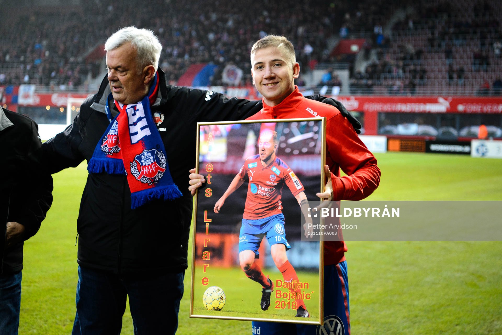 Helsingborgs Darijan Bojanic tilldelas Årets lirare av
