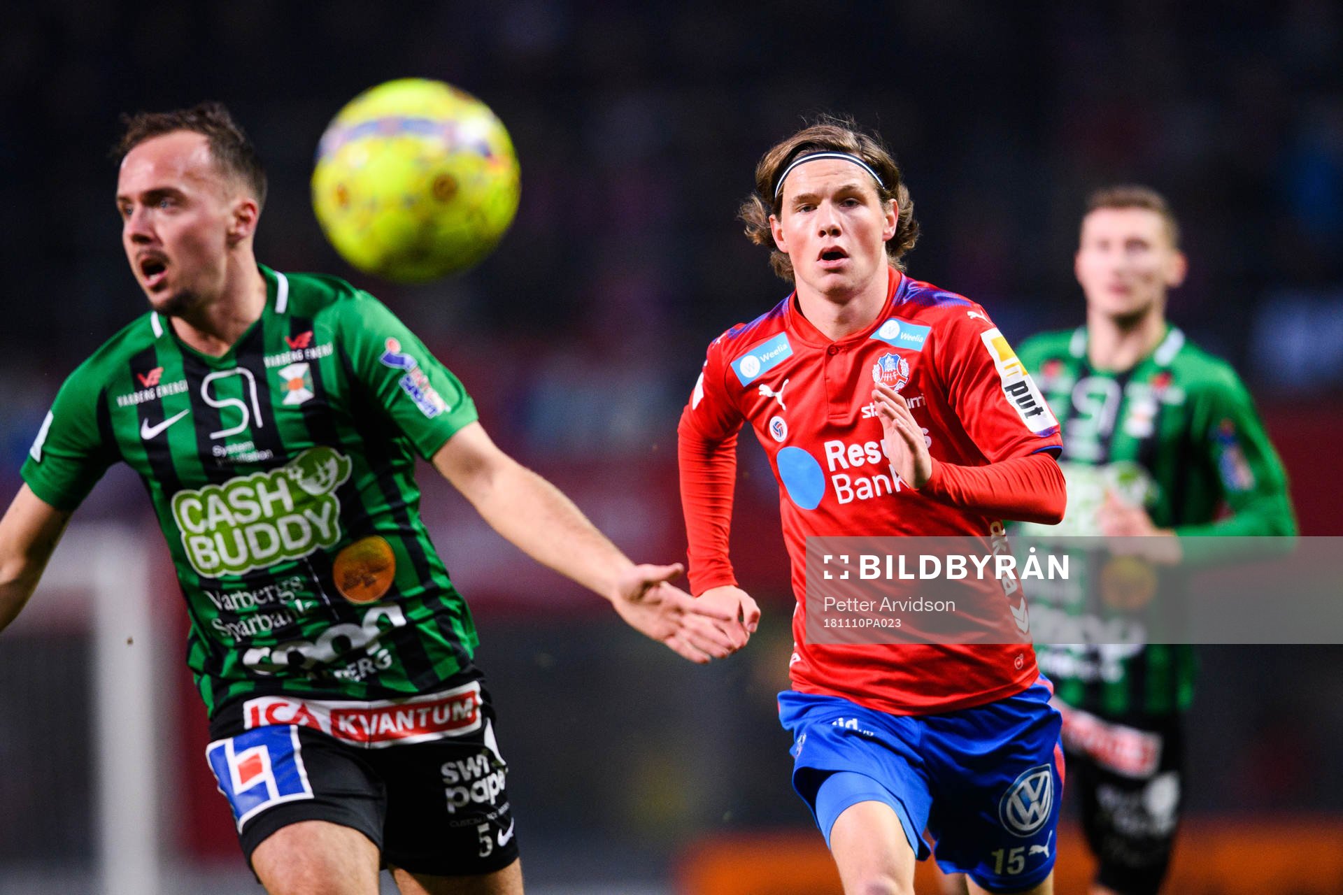 Varbergs Sebastian Möller och Helsingborgs Max Svensson