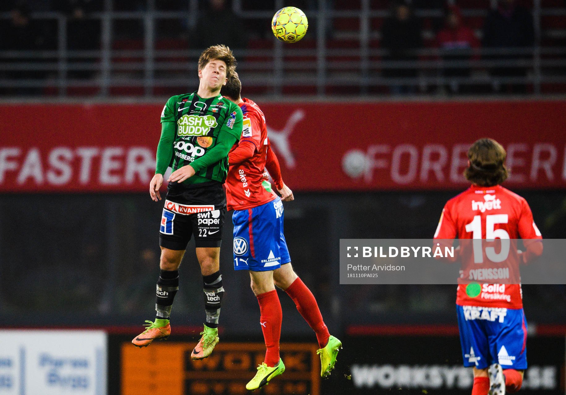 Varbergs Joel Palmquist och Helsingborgs Adam Eriksson