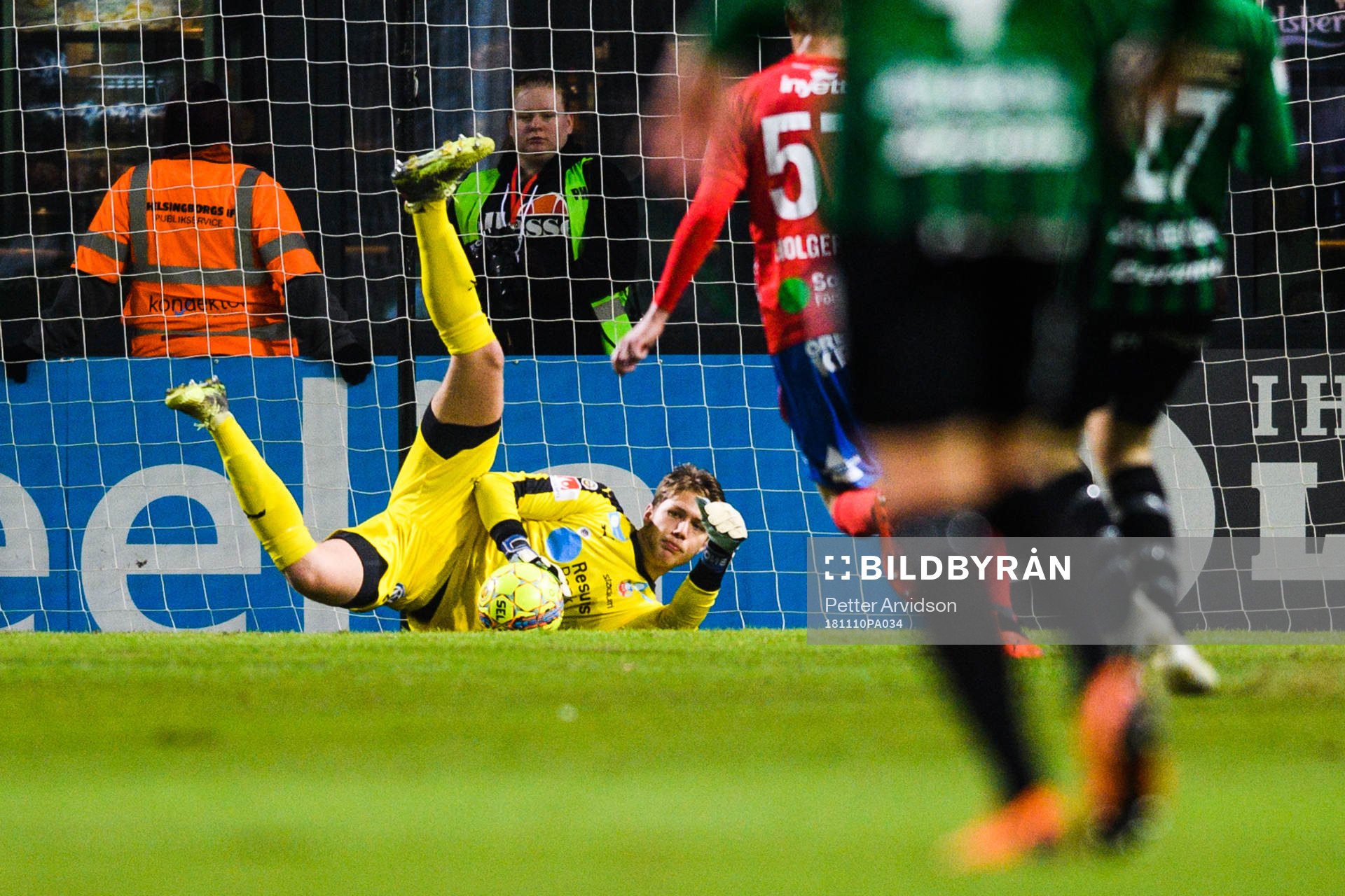 Helsingborgs målvakt Kalle Joelsson