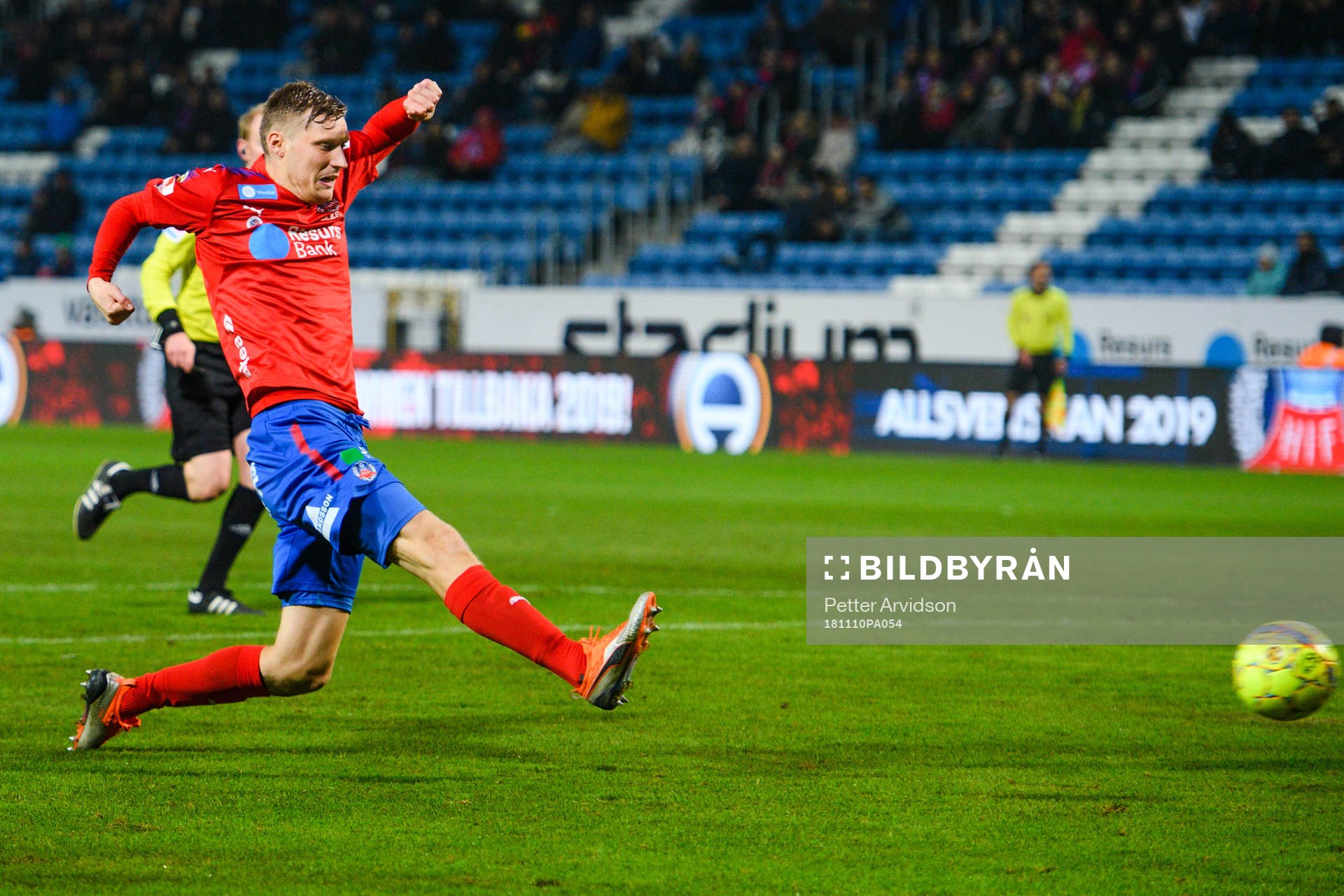 Helsingborgs Andri Runar Bjarnason  gör 2-1