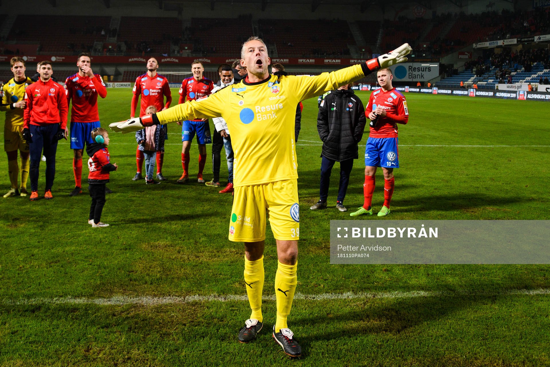 Helsingborgs Daniel Andersson jublar