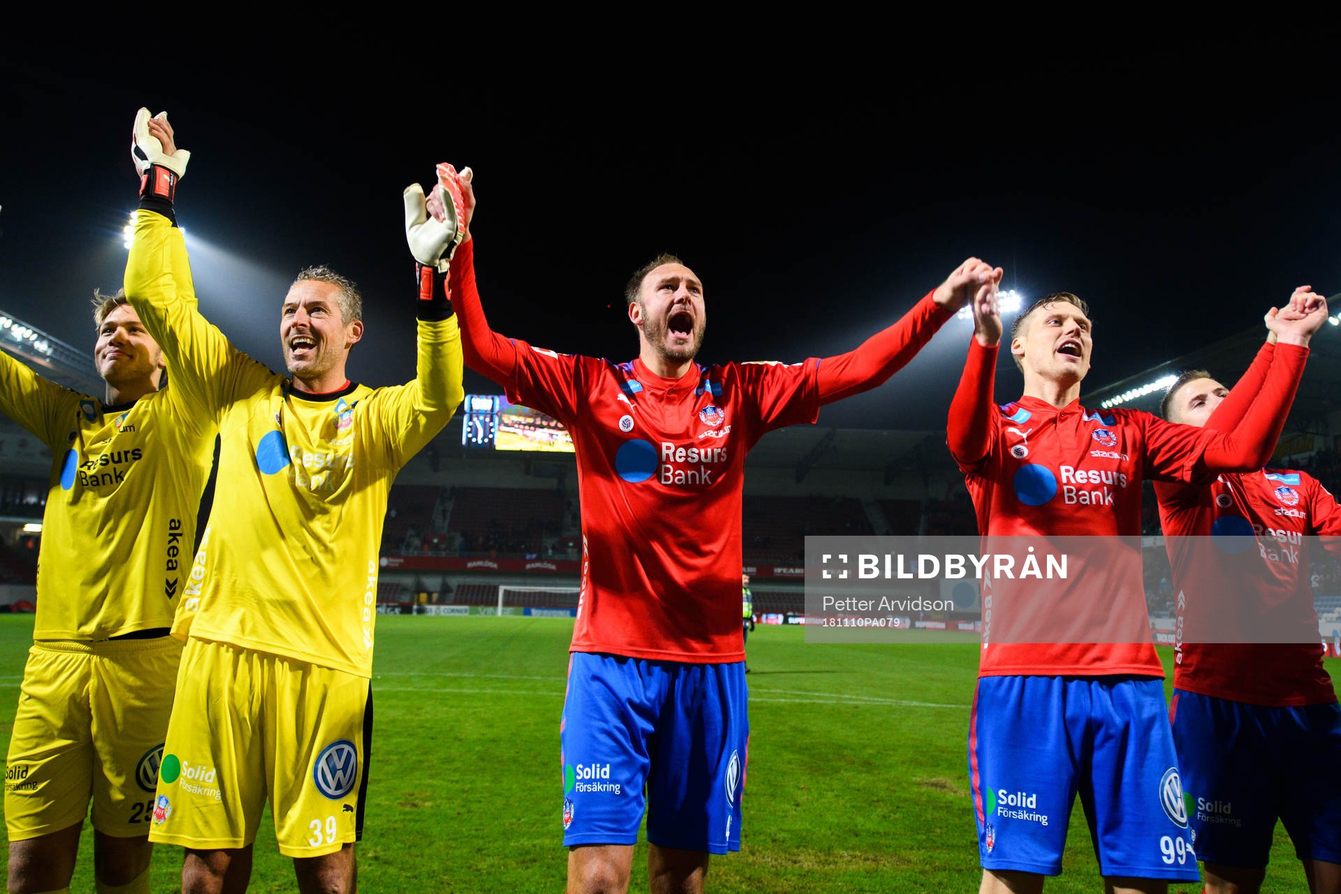 Helsingborgs Daniel Andersson, Andreas Granqvist  och Andri