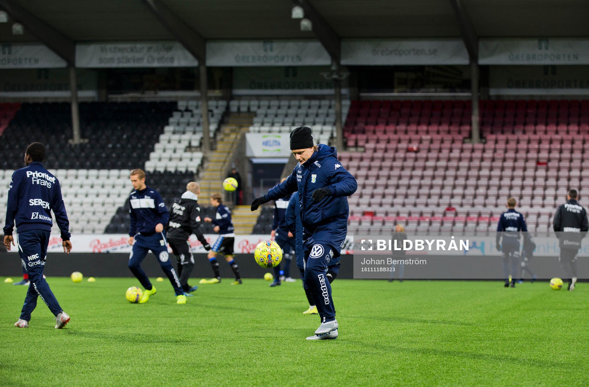IFK Göteborgspelarna värmer upp