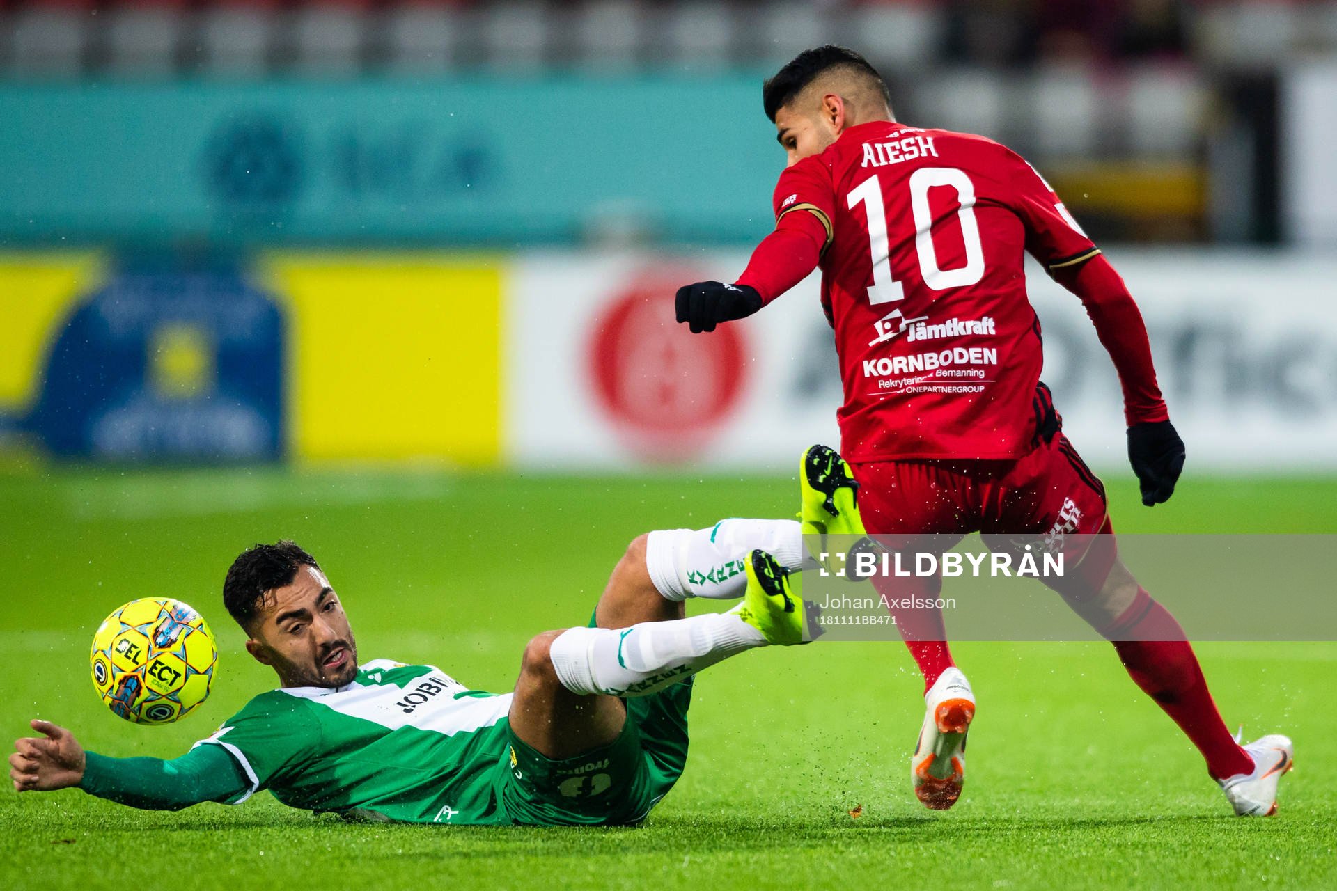 Hammarbys Jiloan Hamad och Östersunds Hosam Aiesh