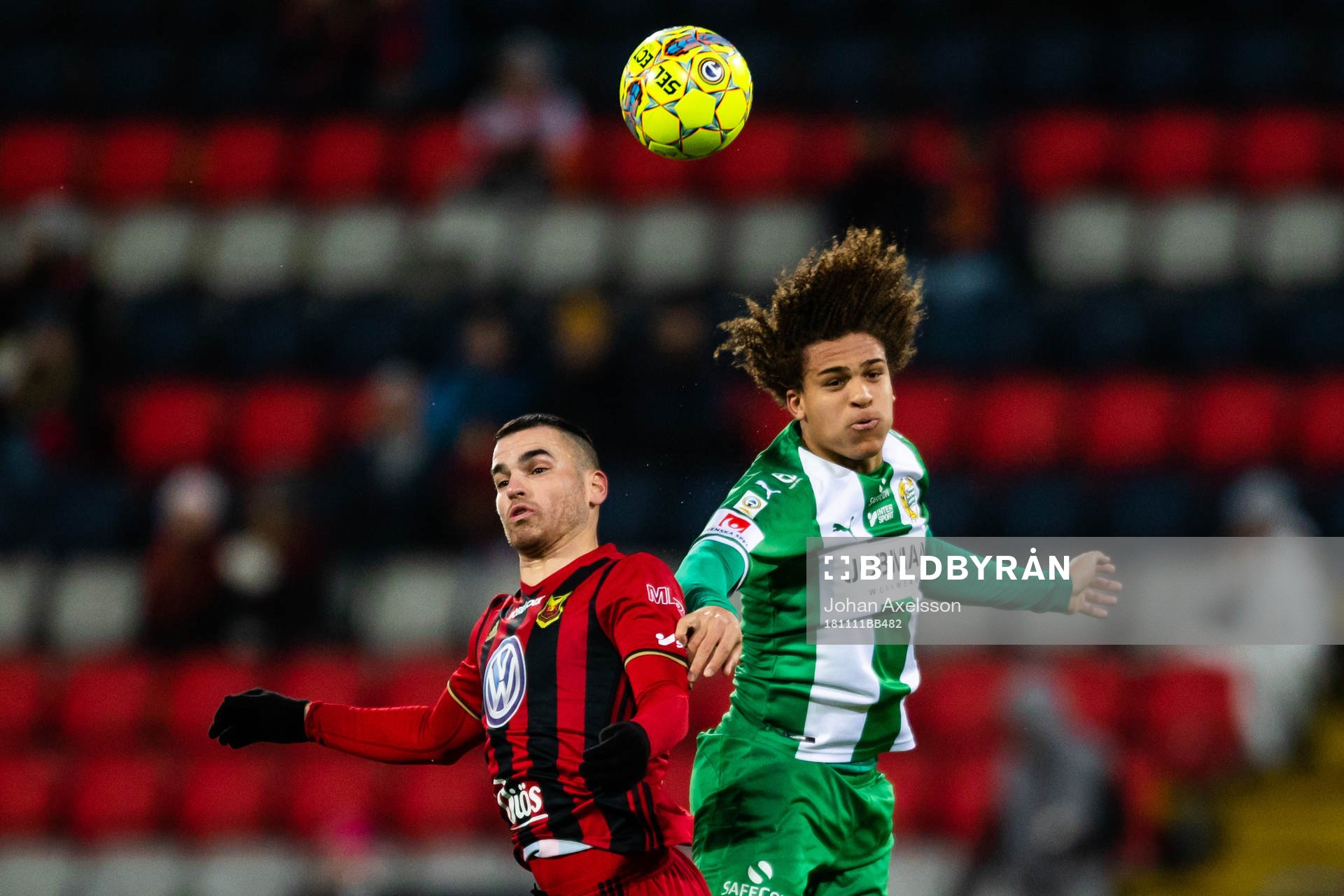 Östersunds Dino Islamovic och Hammarbys Neto Borges
