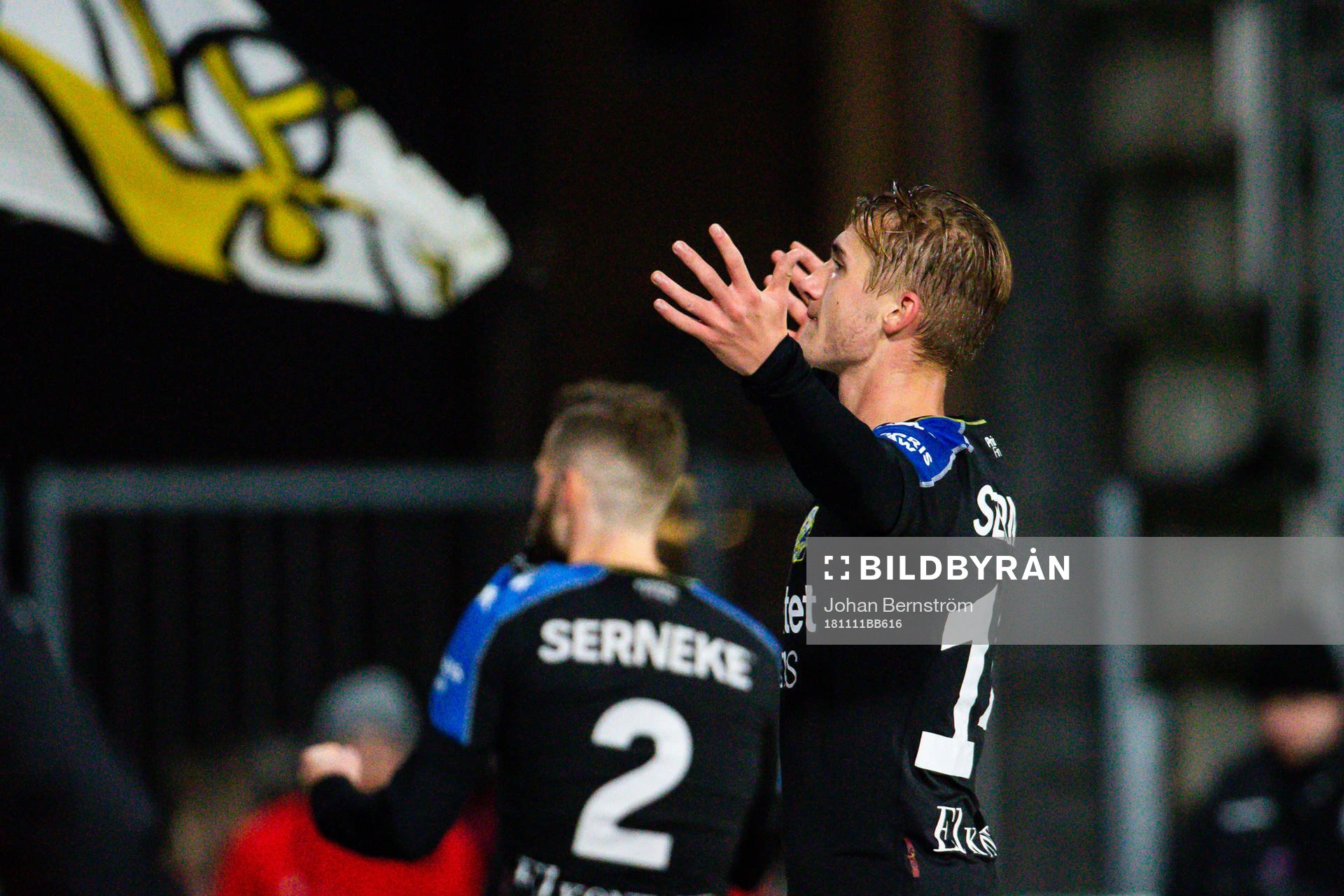 IFK Göteborgs Benjamin Nygren jublar