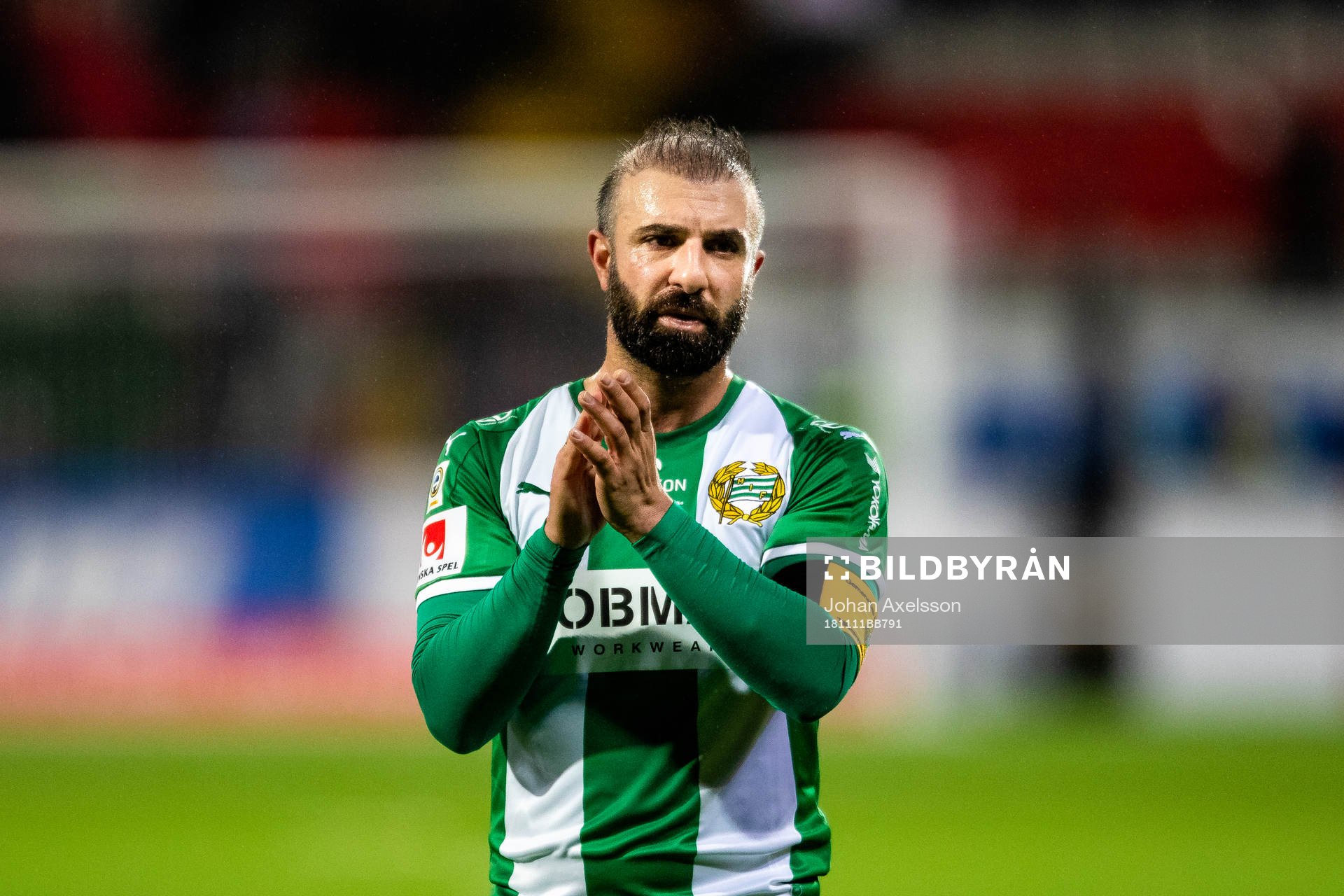 Hammarbys Kennedy Bakircioglu tackar publiken