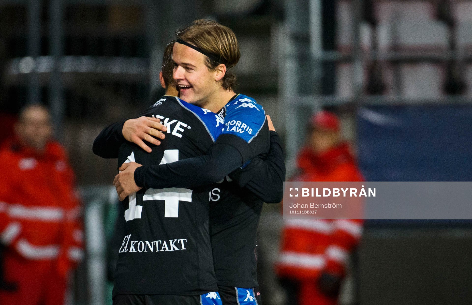 IFK Göteborgs Benjamin Nygren jublar vid 1-3