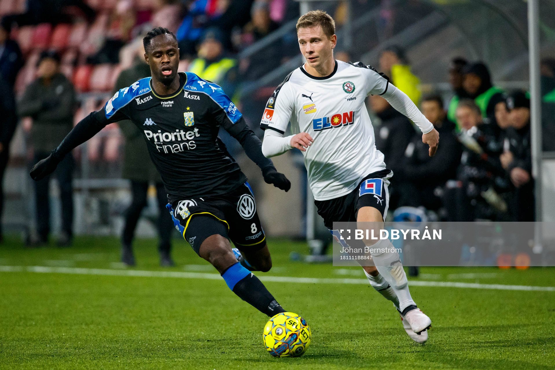 IFK Göteborgs Vajebah Kaliefah Sakor och Örebros Johan