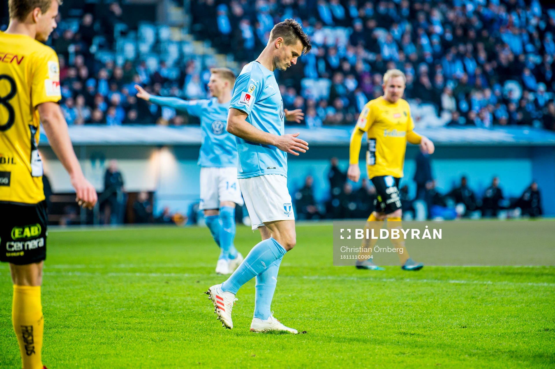 Malmö FFs Markus Rosenberg deppar