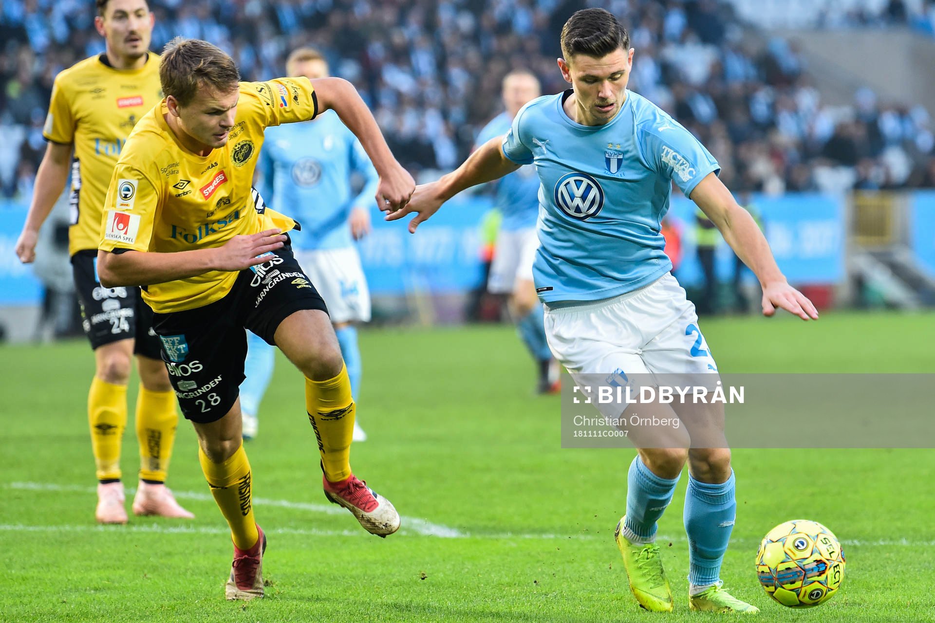 Malmö FFs Marcus Antonsson och Elfsborgs Gustav Henriksson