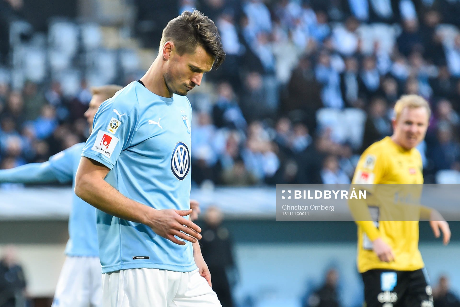 Malmö FFs Markus Rosenberg deppar