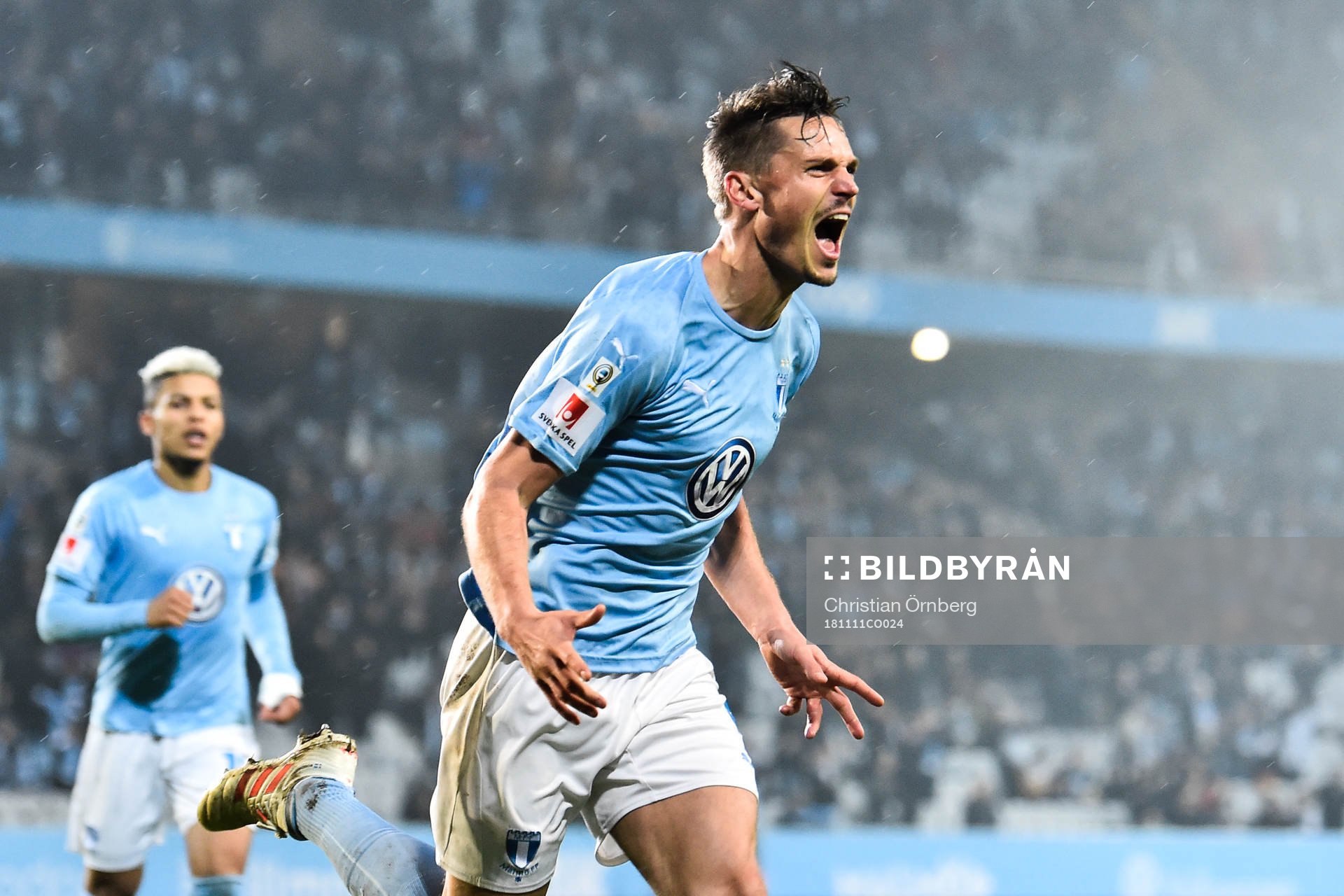 Malmö FFs Markus Rosenberg jublar