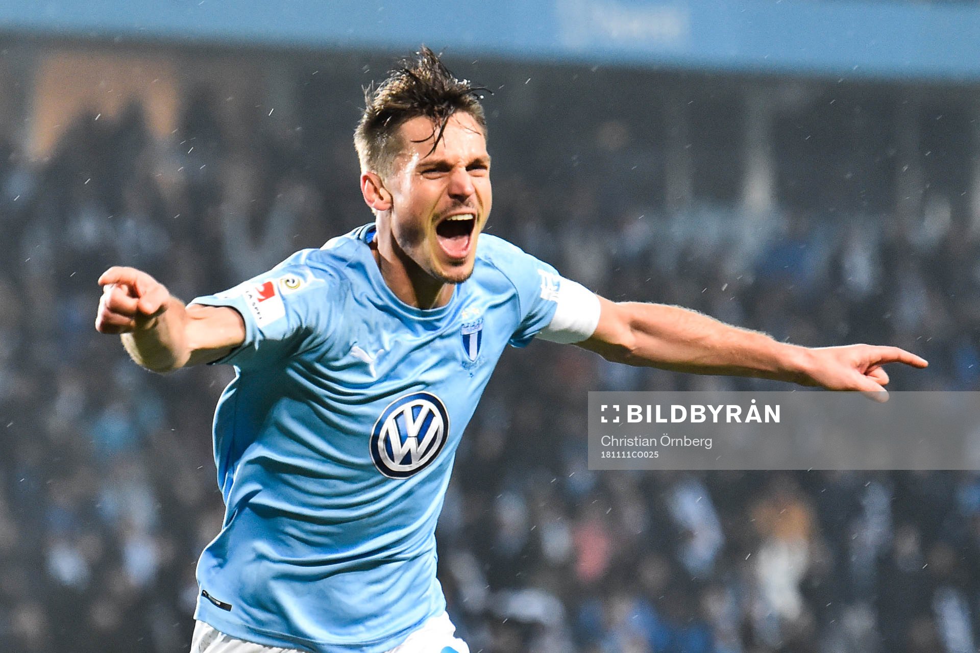 Malmö FFs Markus Rosenberg jublar