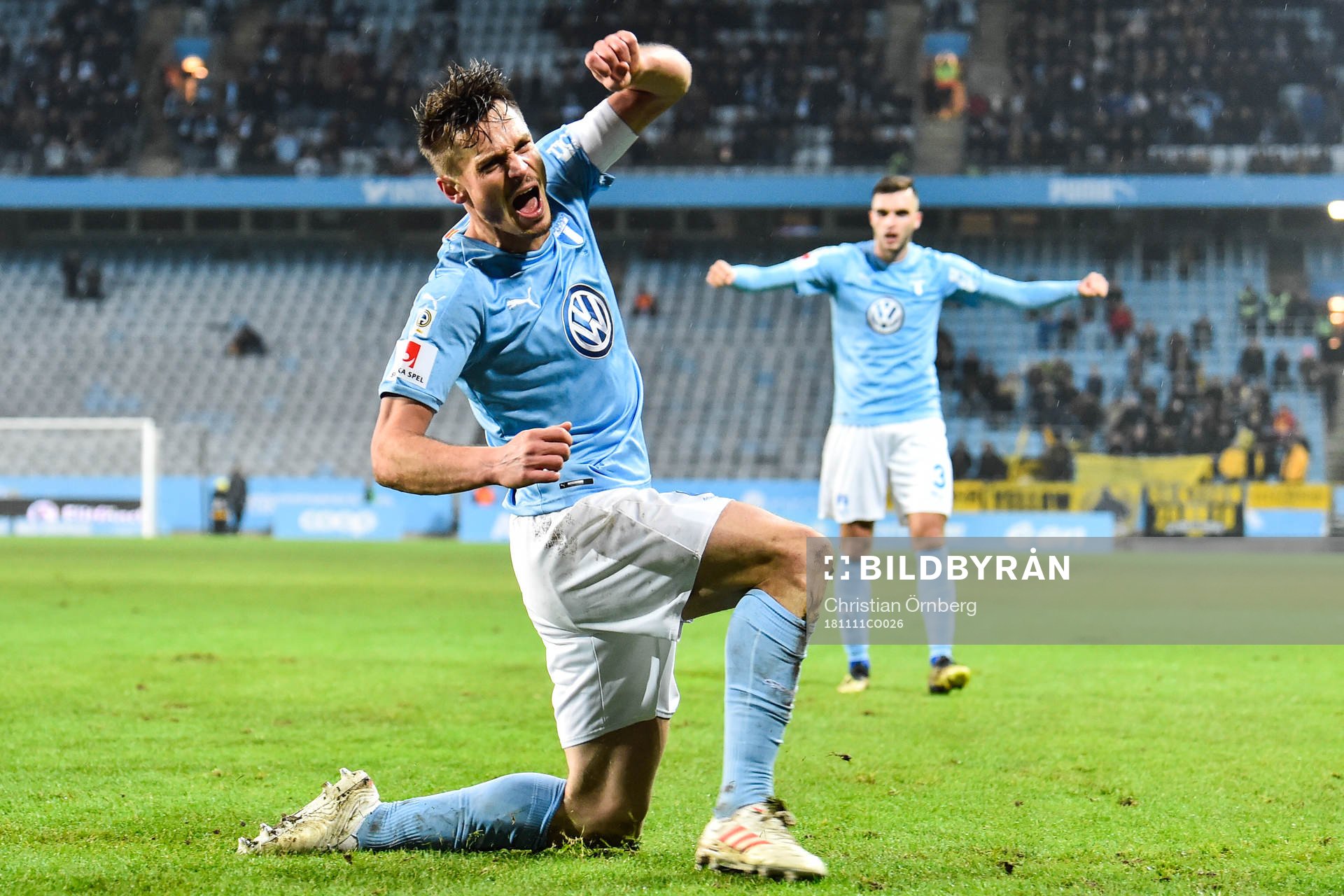 Malmö FFs Markus Rosenberg jublar