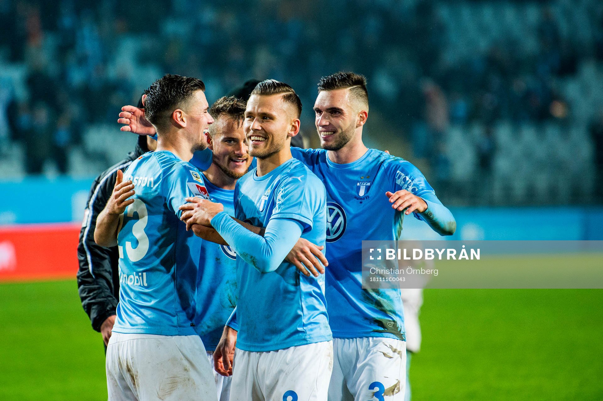 Malmö FFs Marcus Antonsson, Arnór Ingvi Traustason och