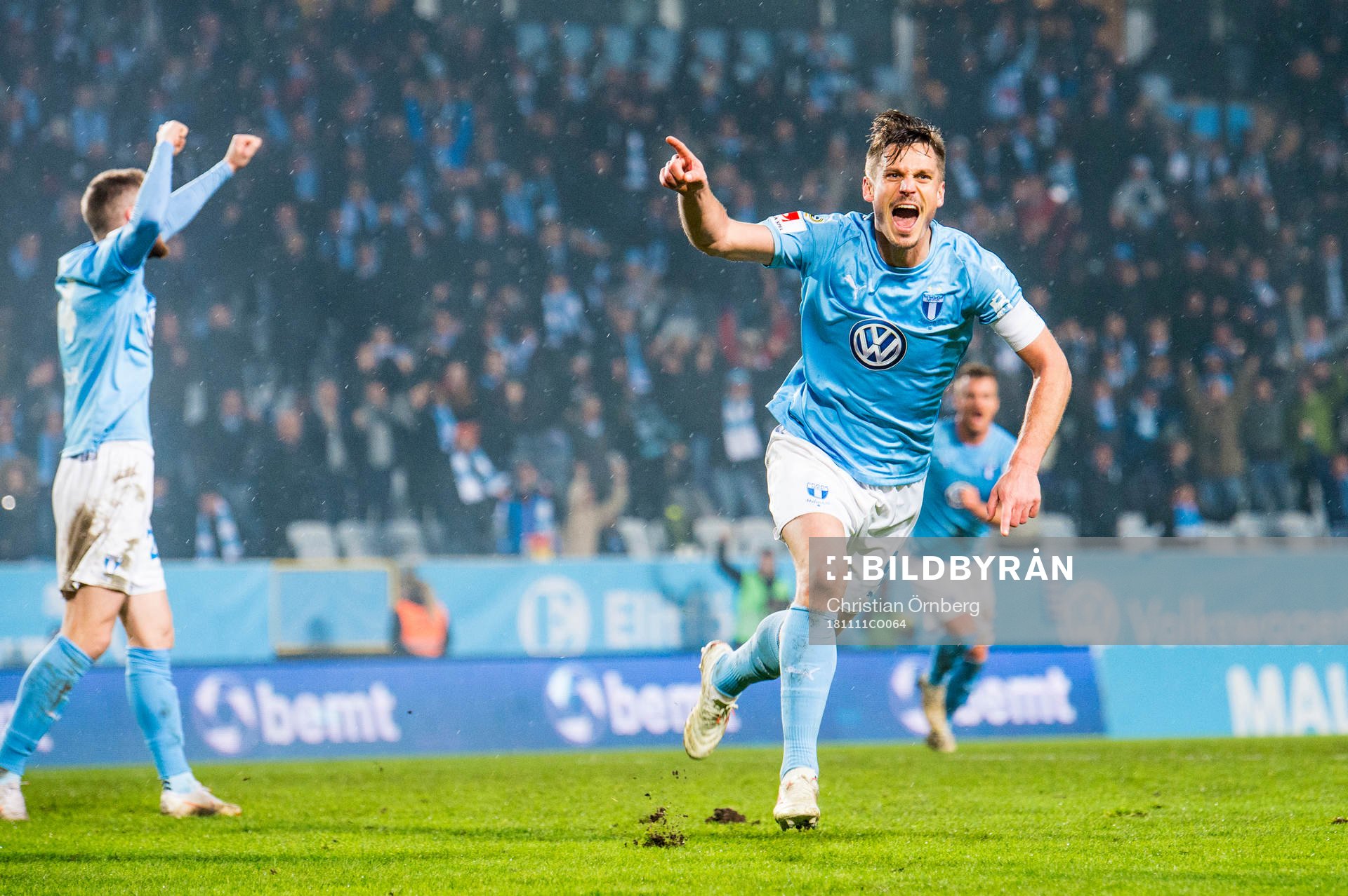 Malmö FFs Markus Rosenberg jublar