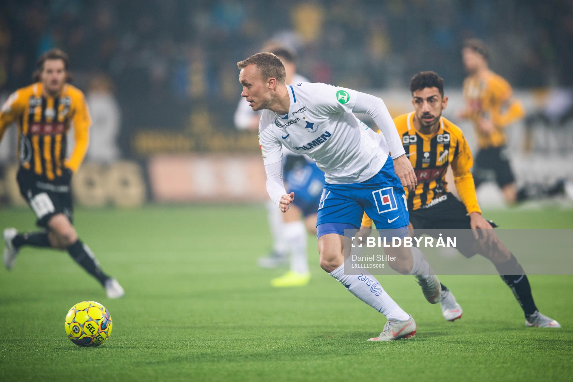 Norrköpings Gudmundur Thorarinsson och Häckens Daleho