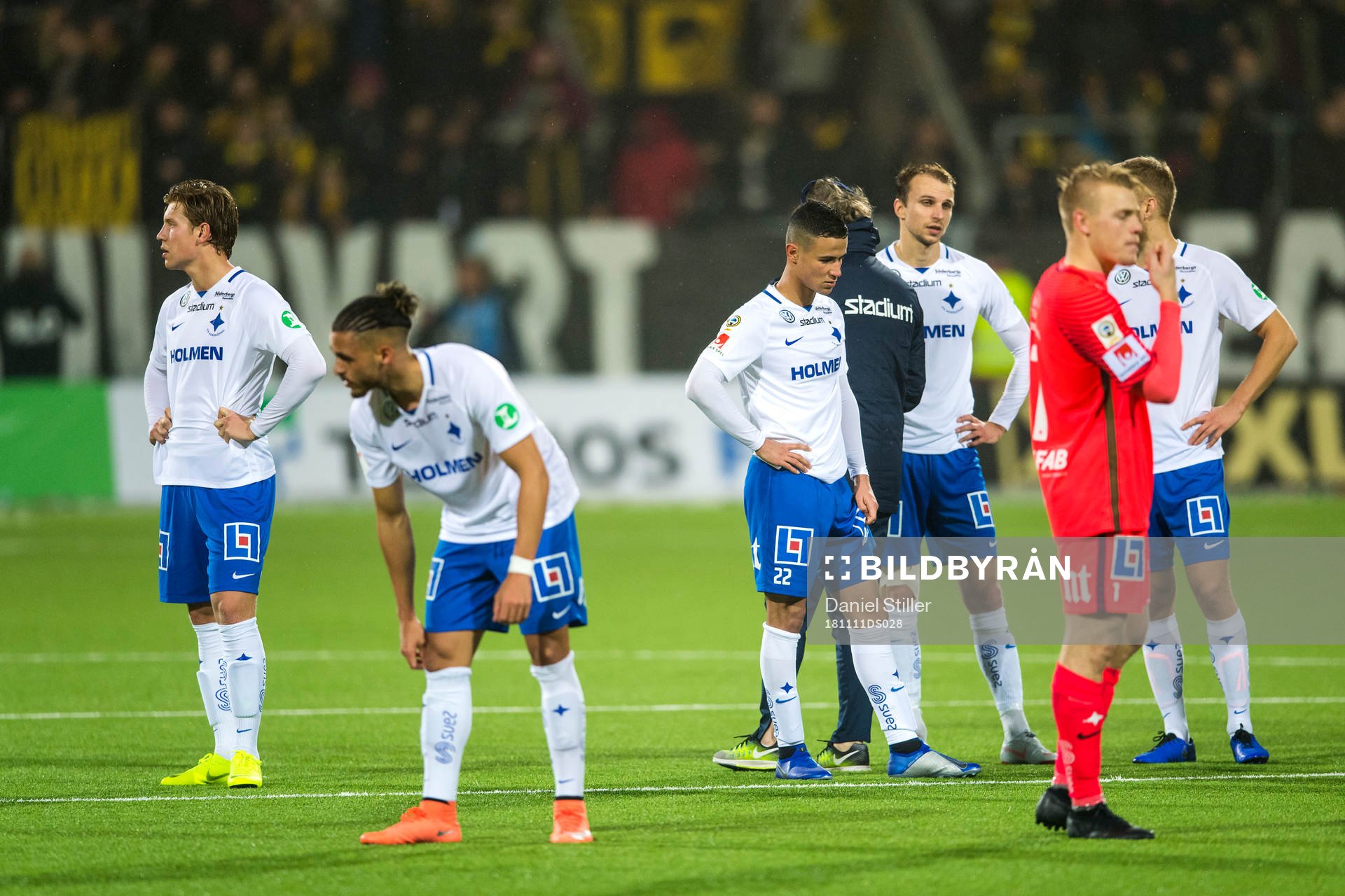 Norrköpings Alexander Fransson och Ian Smith deppar