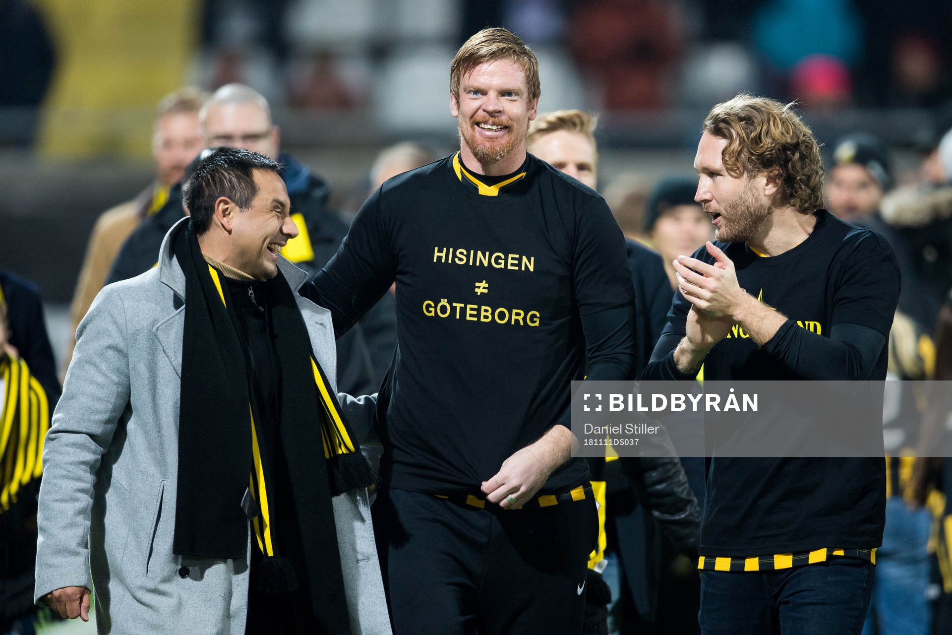 Häckens målvakt Christoffer Källqvist och Emil