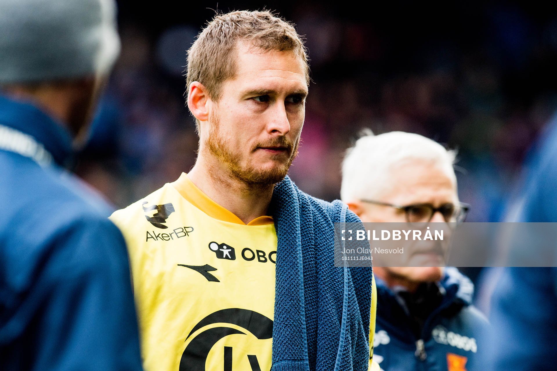 Goalkeeper Iven Austbø of Viking looks dejected in the
