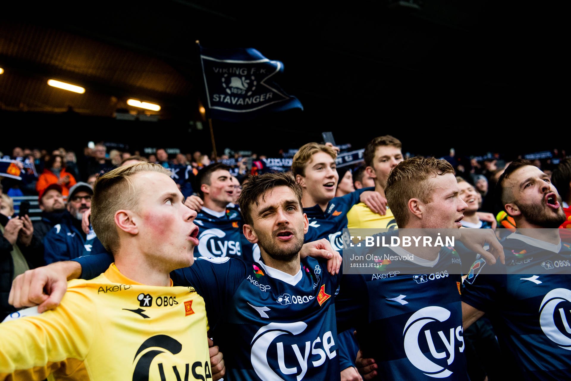 Goalkeeper Amund Wichne, Johnny Furdal, Even Østensen and
