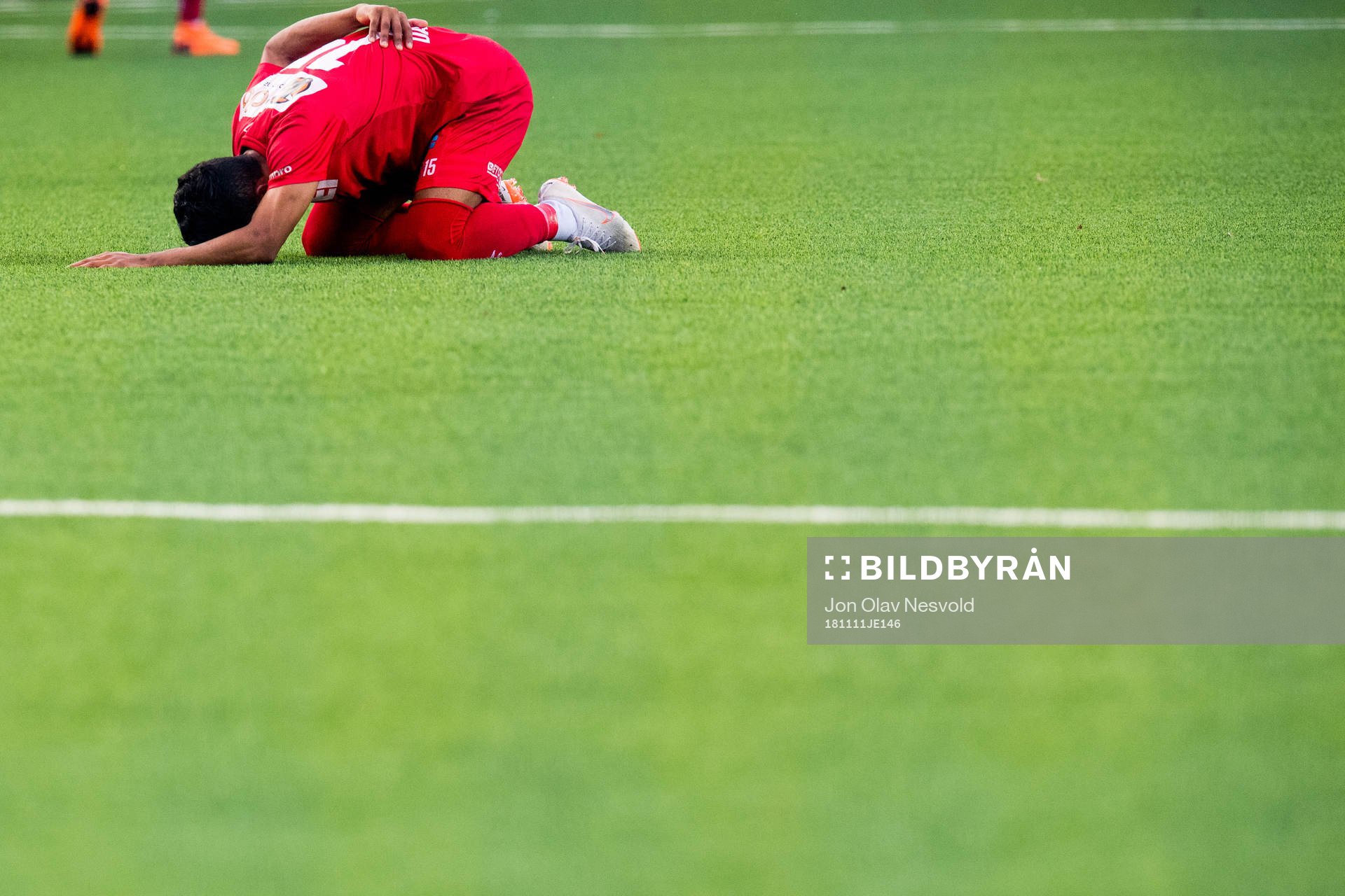 Marlon Mateus Da Silva of Kongsvinger looks dejected