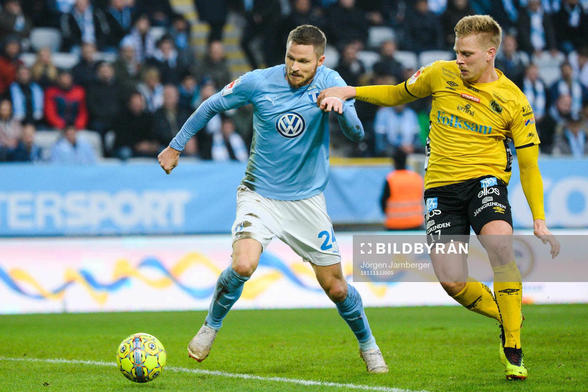 Malmö FFs Lasse Nielsen och Elfsborgs Per Frick