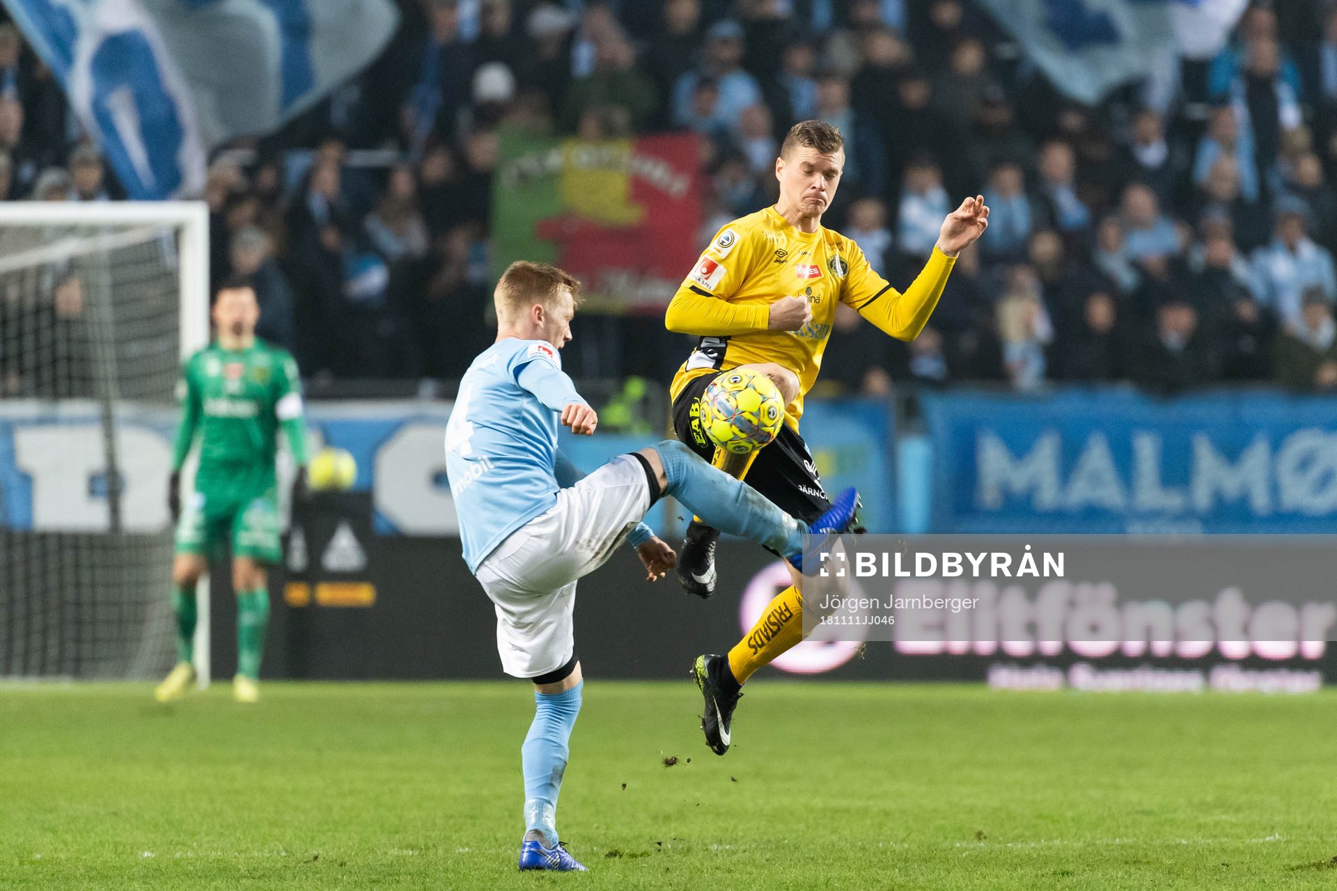 Elfsborgs Samuel Holmén och Malmö FFs Anders Christiansen